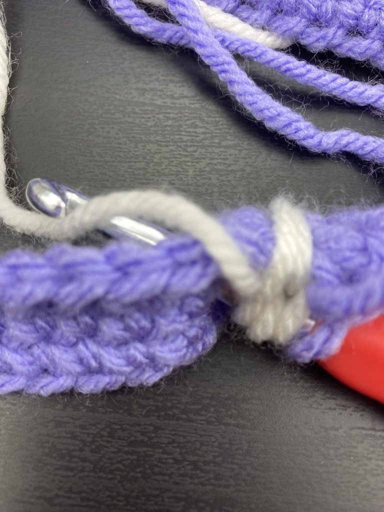 crochet bunny stitch step 5